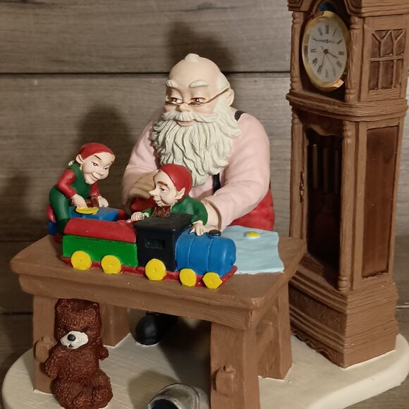 Vintage Howard Miller Making Toys For Good Girls and Boys Sculpture 1997 - Picture 9 of 13